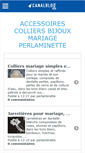 Mobile Screenshot of perlaminette.canalblog.com