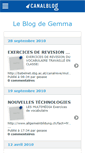Mobile Screenshot of gemmafrances.canalblog.com