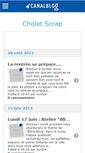 Mobile Screenshot of choletscrap.canalblog.com