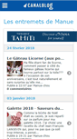 Mobile Screenshot of entremetmanue.canalblog.com
