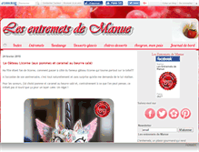 Tablet Screenshot of entremetmanue.canalblog.com
