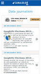 Mobile Screenshot of datajournalism.canalblog.com