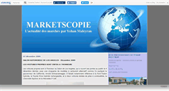 Desktop Screenshot of marketscopie.canalblog.com