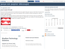 Tablet Screenshot of poyaenpapier.canalblog.com