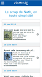 Mobile Screenshot of lescrapdenath.canalblog.com