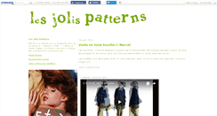 Desktop Screenshot of jolispatterns.canalblog.com