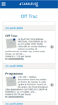 Mobile Screenshot of offtrac.canalblog.com