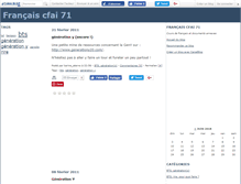 Tablet Screenshot of francaiscfai71.canalblog.com