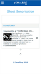 Mobile Screenshot of ghostsono.canalblog.com
