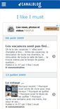 Mobile Screenshot of ilikeimust.canalblog.com