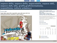Tablet Screenshot of espacedefi.canalblog.com