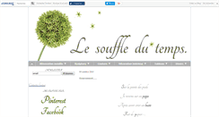 Desktop Screenshot of lesouffledutemps.canalblog.com