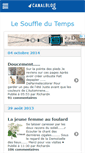 Mobile Screenshot of lesouffledutemps.canalblog.com