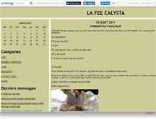 Tablet Screenshot of lafeecalysta.canalblog.com