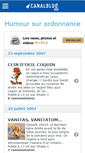 Mobile Screenshot of humourordonnance.canalblog.com