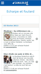 Mobile Screenshot of echarpefoulard.canalblog.com