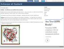 Tablet Screenshot of echarpefoulard.canalblog.com