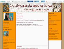 Tablet Screenshot of librairieducoin.canalblog.com