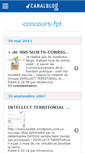 Mobile Screenshot of concoursfpt.canalblog.com