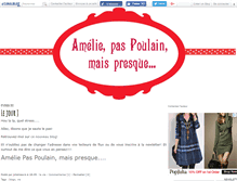 Tablet Screenshot of ameliepaspoulain.canalblog.com