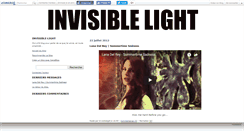 Desktop Screenshot of invisiblelight.canalblog.com