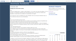 Desktop Screenshot of monnaiefondante.canalblog.com