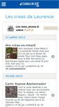Mobile Screenshot of creasdelaurence.canalblog.com