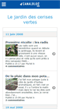 Mobile Screenshot of lescerisesvertes.canalblog.com