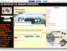 Tablet Screenshot of lajamaiscontente.canalblog.com