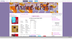 Desktop Screenshot of miniparfums.canalblog.com