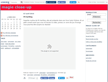 Tablet Screenshot of magiecloseup.canalblog.com