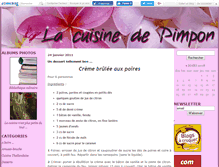 Tablet Screenshot of cuisinedepimpon.canalblog.com