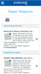 Mobile Screenshot of papier.canalblog.com