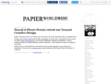 Tablet Screenshot of papier.canalblog.com