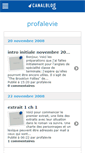 Mobile Screenshot of profalevie.canalblog.com
