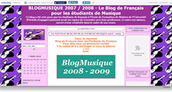 Desktop Screenshot of blogmusique0708.canalblog.com