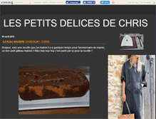 Tablet Screenshot of cuisinechris.canalblog.com