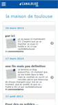 Mobile Screenshot of maisondetoulouse.canalblog.com