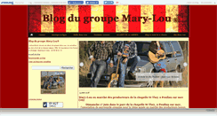 Desktop Screenshot of groupemarylou.canalblog.com