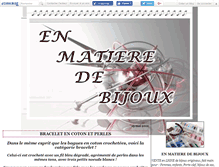 Tablet Screenshot of enmatierebijoux.canalblog.com