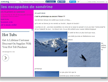 Tablet Screenshot of escapadesandrine.canalblog.com