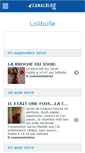 Mobile Screenshot of mondelolibulle.canalblog.com