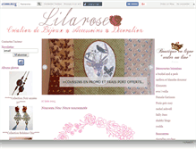 Tablet Screenshot of lilarosecreation.canalblog.com