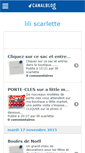 Mobile Screenshot of liliscarlette.canalblog.com