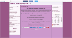 Desktop Screenshot of monmariagegris.canalblog.com