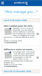 Mobile Screenshot of monmariagegris.canalblog.com