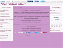 Tablet Screenshot of monmariagegris.canalblog.com