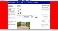 Desktop Screenshot of etulatinenfrance.canalblog.com