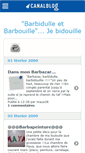 Mobile Screenshot of barbidulle.canalblog.com