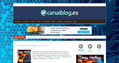 Desktop Screenshot of canalblog.es